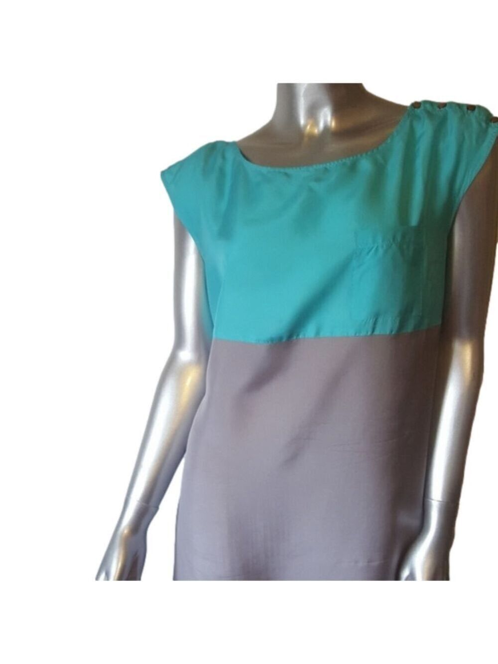 Anthropologie Odille Color Block Dress Size 10